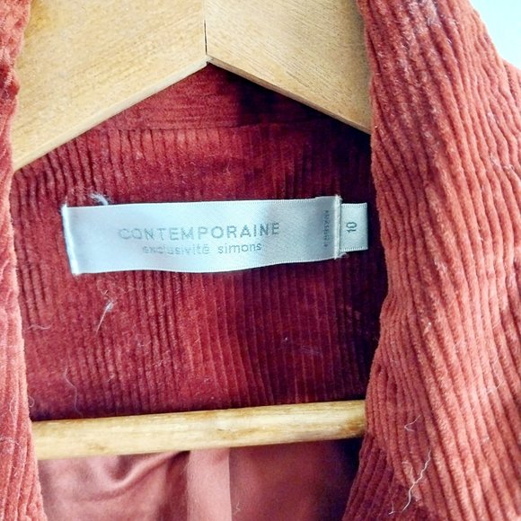 Simon's Contemporaine Women's Corduroy Blazer suit jacket - Picture 7 of 7